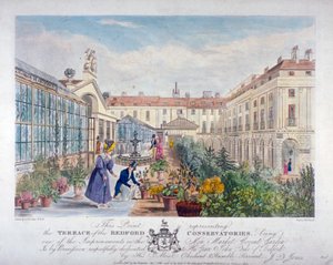 Taras Bedford Conservatories na Covent Garden Market, Westminster, Londyn, 1831