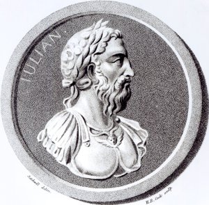 Portret Didiusa Julianusa, z „Historii schyłku i upadku Cesarstwa Rzymskiego”, tom 7, strona 137. autorstwa Edwarda Gibbona, 1808