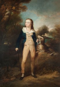Mistrz Cathcart z psem, ok. 1810 (olej na płótnie) autorstwa Henry Raeburn