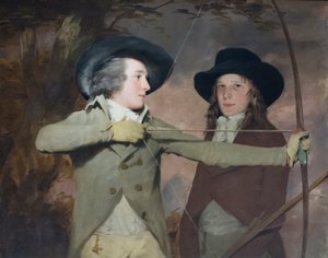 Łucznicy, ok. 1789-90 (olej na płótnie) autorstwa Henry Raeburn