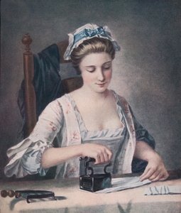 Prasująca pokojówka, c1765, 1905