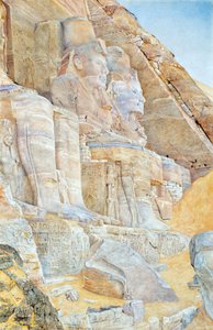 Wielka Świątynia Abu Simbel - Newmann, Henri Roderick (1833-1918) - 1905 - Olej na płótnie - Musee d
