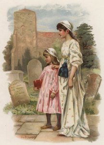 Sabbath Bells (kolor lito) autorstwa Henry Ryland