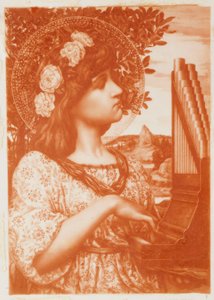 Św. Cecylii autorstwa Henry Ryland