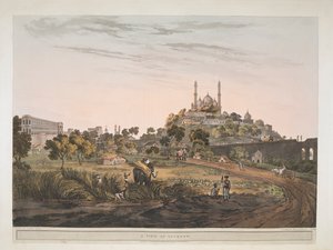 Widok na Lucknow, Indie 1809