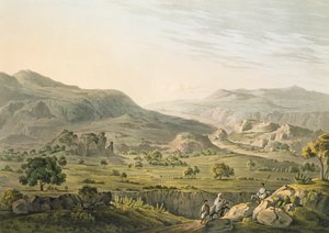 Przełęcz Atbara w Abisynii, wyryte przez Daniela Havella (1785-1826) 1809 (akwatinta)
