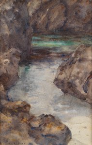 Zatoczka (Akwarela) autorstwa Henry Scott Tuke