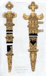 Sztylet i miecz, początek XVI w., 1843 r.