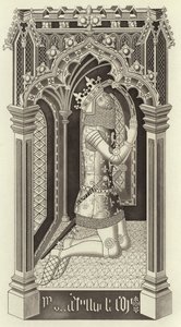 Edward III, około 1355, z kaplicy św. Stefana w Westminster autorstwa Henry Shaw