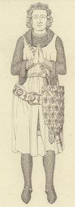 Wizerunek Karola hrabiego D?Etampes, ok. 1336 r autorstwa Henry Shaw