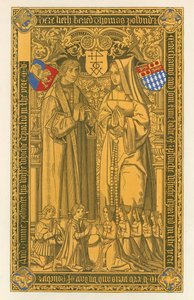 Z mosiądzu, w kościele St Mary Key Ipswich, 1525 autorstwa Henry Shaw