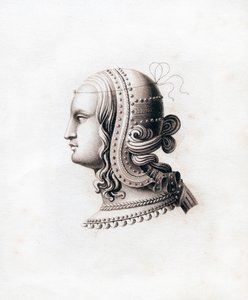 Nakrycie głowy, początek XVI wieku, 1843. autorstwa Henry Shaw