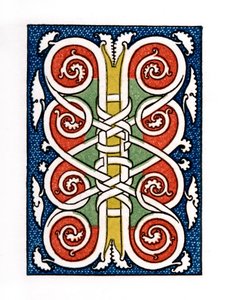 Pierwsza litera I, 1476, 1843 autorstwa Henry Shaw