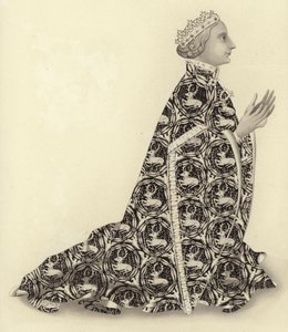 Król Ryszard II, ok. 1377 autorstwa Henry Shaw