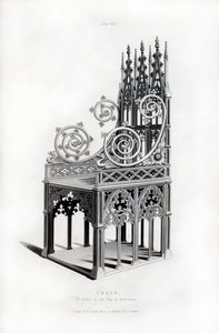 Tron z litego srebra, 1397, 1843. autorstwa Henry Shaw
