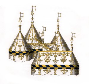 Projekt namiotu, XVI wiek, 1843. autorstwa Henry Shaw