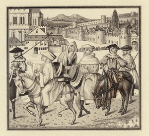 Pielgrzymka do Canterbury autorstwa Henry Shaw