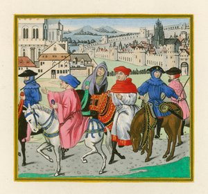 Pielgrzymka do Canterbury, koniec XV wieku autorstwa Henry Shaw