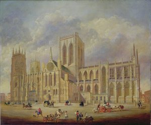 York Minster od południa (olej na płótnie)