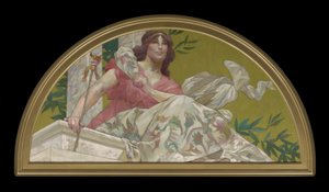 Muza komedii, 1893 autorstwa Henry Siddons Mowbray