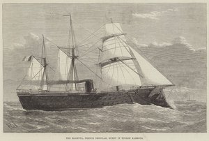 Magenta, francuski pancernik, spalony w porcie Toulon