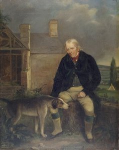Thomas Lewis, myśliwy z Cefn Mable, lat 84 autorstwa Henry Spurrier Parkman
