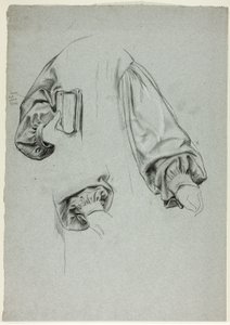 Trzy szkice rękawów autorstwa Henry Stacy Marks