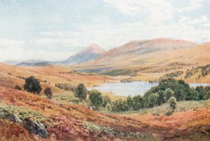 Tomdoun, Glen Garry, Inverness-Shire (kolorowa litografia)