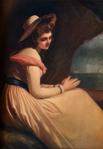 „Lady Hamilton jako Ariadna”, c18th century autorstwa Henry T Greenhead