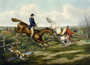 Falling Off, płyta z „The Right and The Wrong Sort”, w Fores Hunting Sketches, grawerowana przez Johna Harrisa