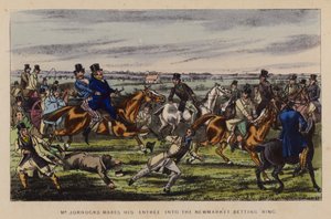Ilustracja do Jaunts and Jollities Jorrocksa (kolor lito) autorstwa Henry Thomas (after) Alken
