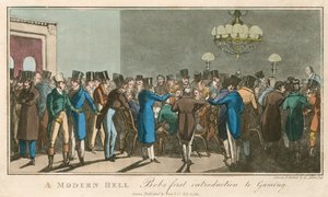 Współczesne piekło; pierwsze wprowadzenie Boba do gier autorstwa Henry Thomas Alken