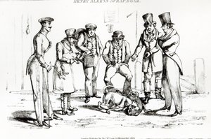 Walka psów, 1824 autorstwa Henry Thomas Alken