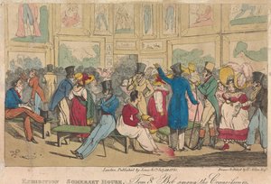 Wystawa w Somerset House: Tom i Bob autorstwa Henry Thomas Alken