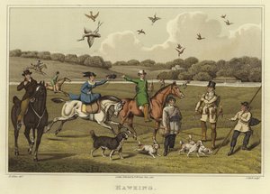 Hawking (chromolitho) autorstwa Henry Thomas Alken