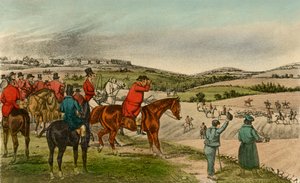 Pan Jorrocks telegrafuje do Foxa, 1838 r. autorstwa Henry Thomas Alken