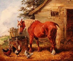 Poza stajnią autorstwa Henry Thomas Alken