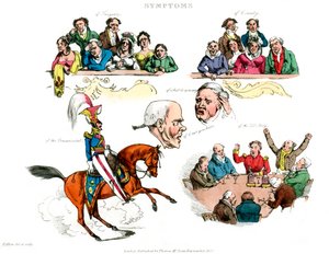 Objawy bycia rozbawionym, 1822. autorstwa Henry Thomas Alken