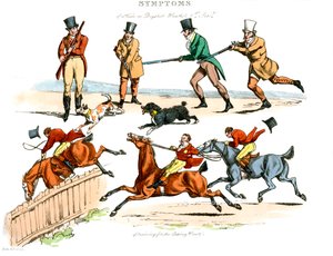 Objawy bycia rozbawionym, 1822. autorstwa Henry Thomas Alken