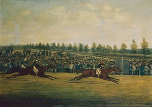 Doncaster St Leger autorstwa Henry Thomas Alken