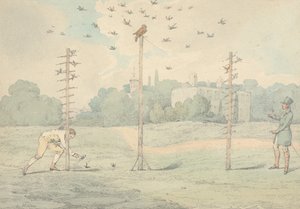 „Narodowe sporty Wielkiej Brytanii”, 1821: przemyt wełny autorstwa Henry Thomas Alken