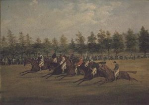 Początek St.Leger autorstwa Henry Thomas Alken