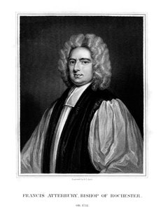 Francis Atterbury, biskup Rochester, 1831. autorstwa Henry Thomas Ryall
