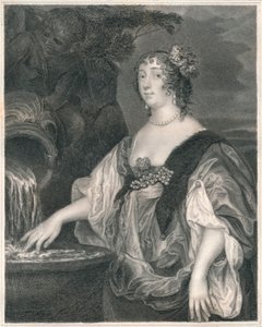 Lucy Percy, hrabina Carlisle, ok. 1635-1637, początek XIX wieku. autorstwa Henry Thomas Ryall