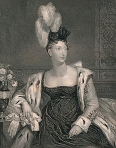 Księżniczka Charlotte z Walii, ok. 1817, początek XIX wieku.