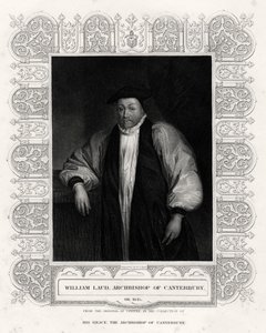 William Laud, arcybiskup Canterbury, XIX wiek autorstwa Henry Thomas Ryall