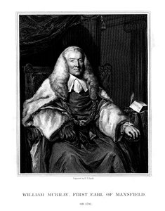 William Murray, 1. hrabia Mansfield, szkocki prawnik, 1832. autorstwa Henry Thomas Ryall