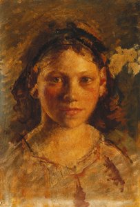 Głowa dziewczyny autorstwa Henry Tonks