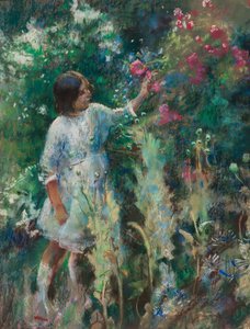 W ogrodzie, ok. 1900 autorstwa Henry Tonks