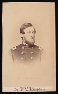 Portret Ferdinanda Vandeveera Haydena 1829-1887, ok. 1860.